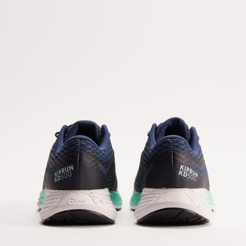 CHAUSSURES DE RUNNING FEMME KIPRUN KD500 BLEU VERT