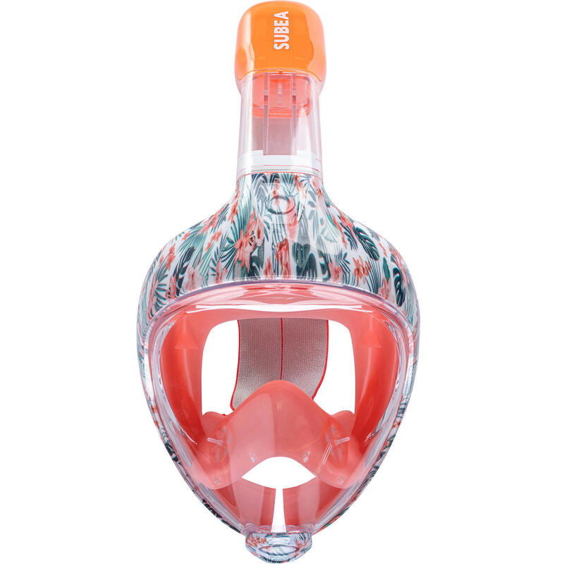 Máscara Snorkel Niños Easybreath (6-10 Años | Talla XS) Flor