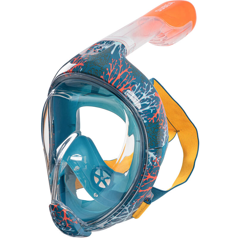 Masque Easybreath de surface Enfant XS (6-10 ans) - Corail Bleu