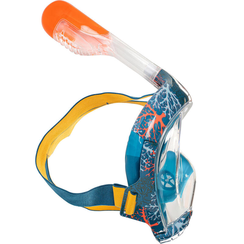 Masque Easybreath de surface Enfant XS (6-10 ans) - Corail Bleu