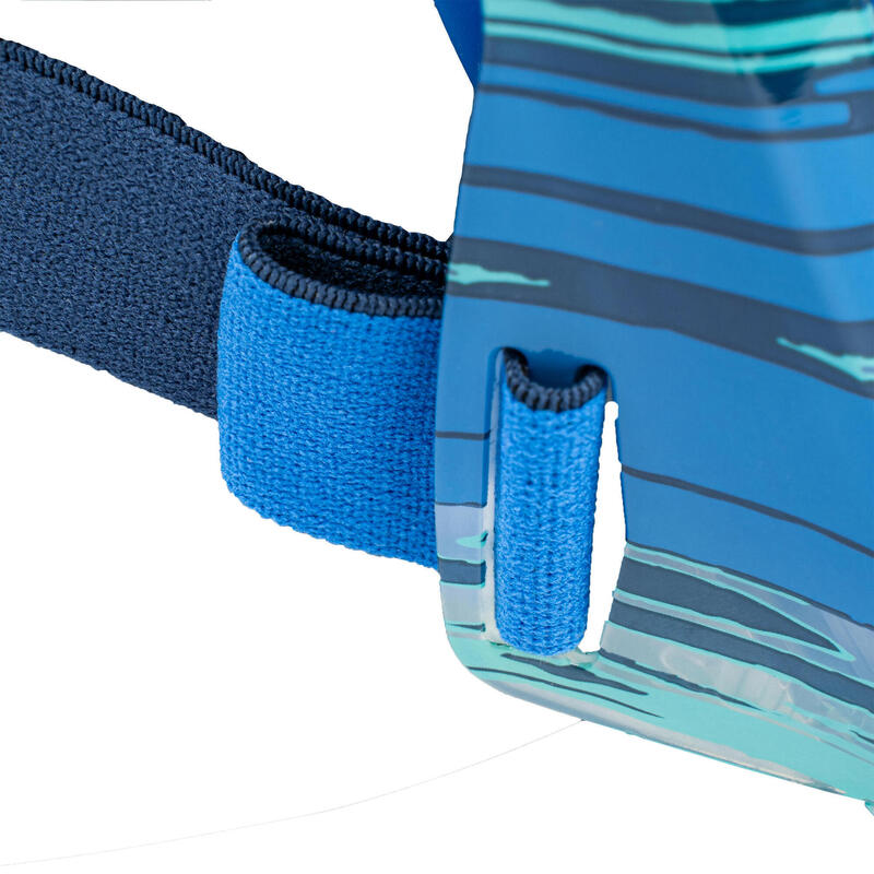 Mască Easybreath 500 snorkeling la suprafață Albastru Adulți 