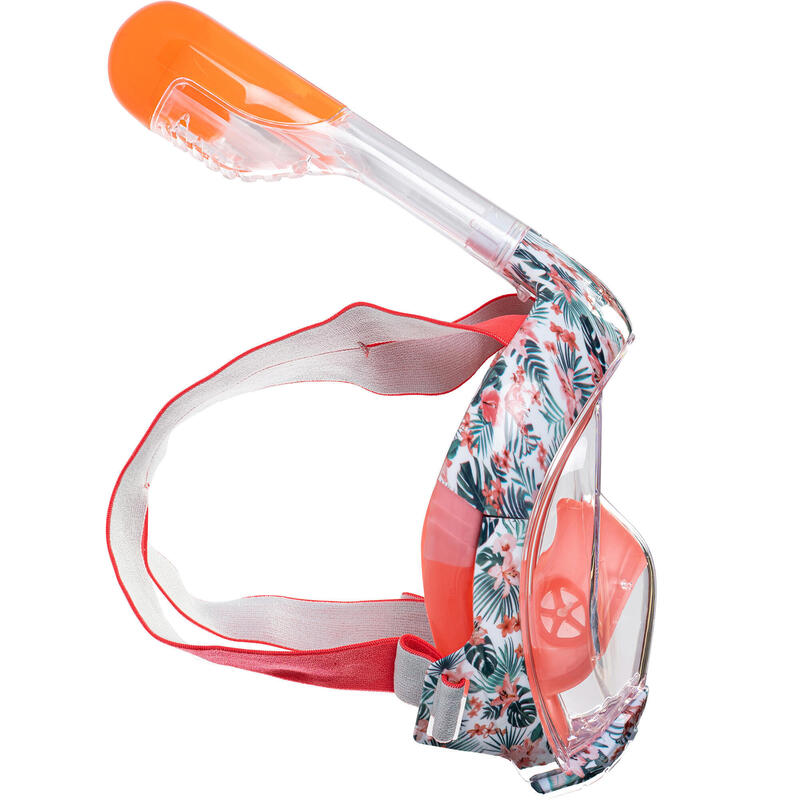 Máscara Snorkel Niños Easybreath (6-10 Años | Talla XS) Flor