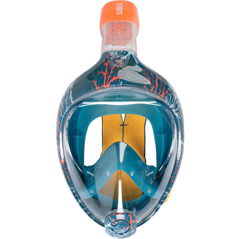 Masque Easybreath de surface Enfant XS (6-10 ans) - Corail Bleu