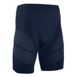 Short térmico de fútbol Adulto Kipsta Keepdry 500 azul marino