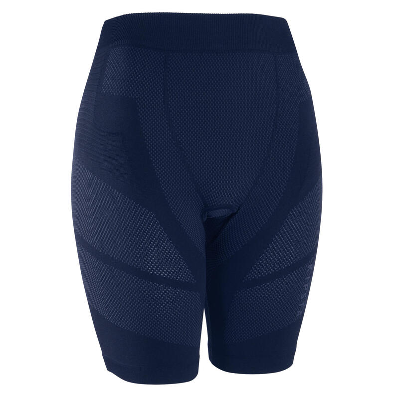 Short térmico de fútbol Adulto Kipsta Keepdry 500 azul marino