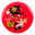 Létající talíř DSOF Halloween Skate červený