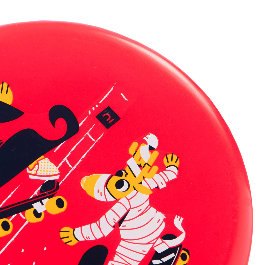 Disque Volant Souple pour Enfant - Rouge/Citron