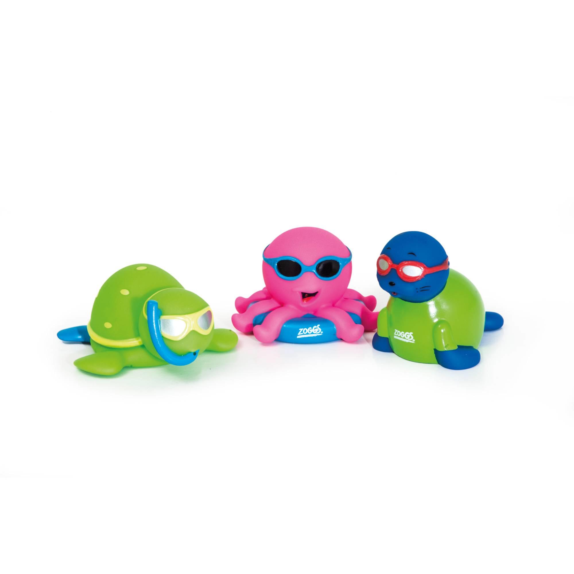 ZOGGS SPLASHEMS SQUEEZE POOL TOYS 3PK