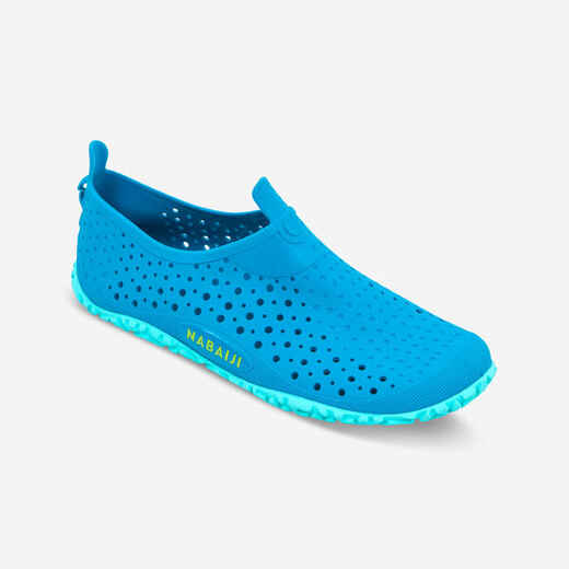 
      Chaussons De Piscine Enfants - Aquadots 100 - Bleu Vert
  