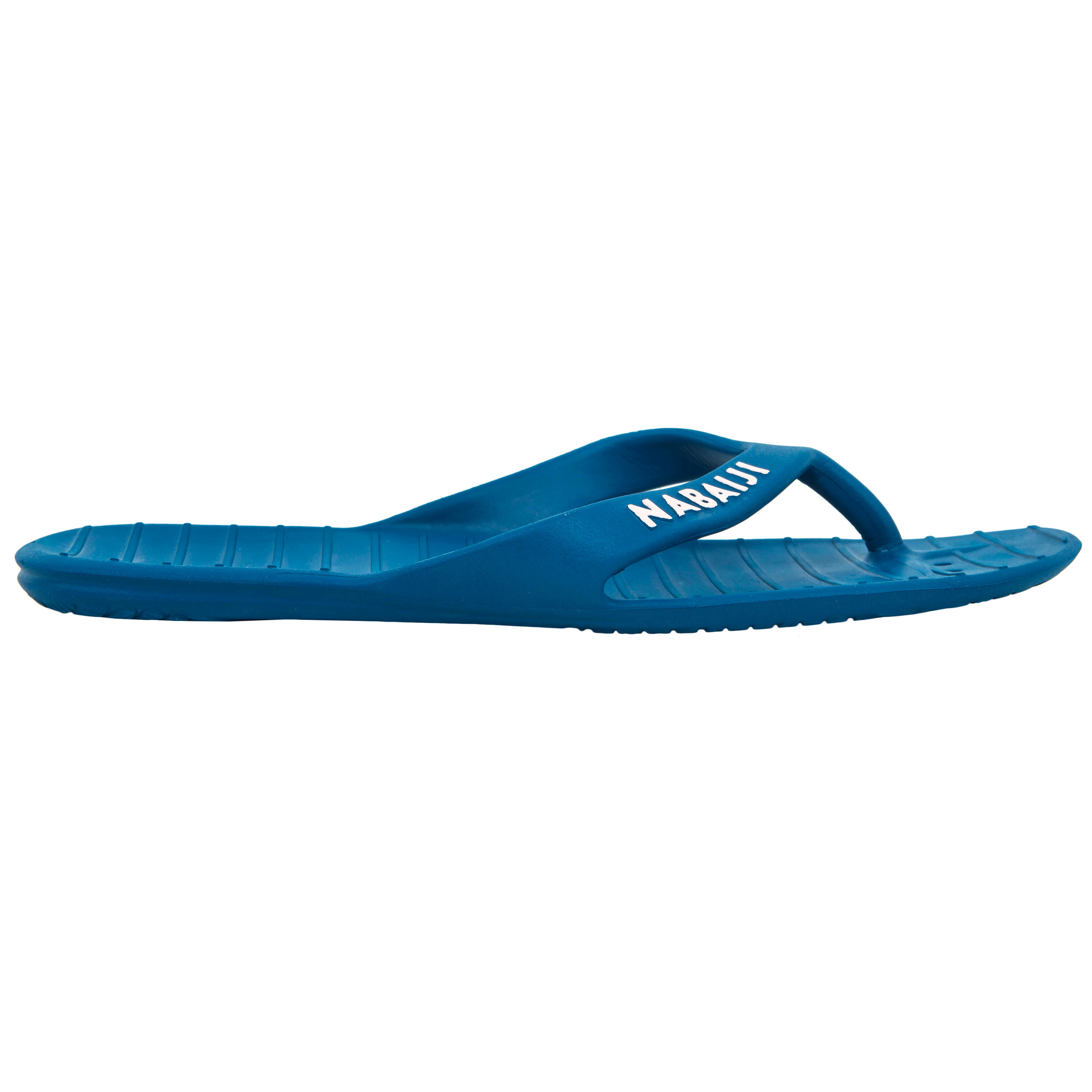 Womens Pool Flip Flops Tonga 100 Basic Blue Nabaiji Decathlon