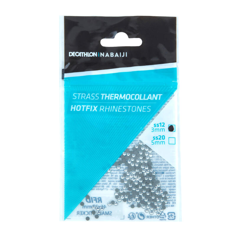 Strass crystal hotfix thermocollant SS12 3mm