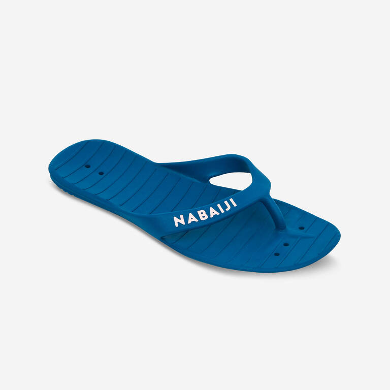 Sandal Jepit Kolam Renang Wanita Tonga 100 Basic - Biru