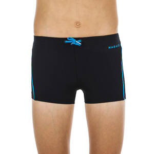 Boy Swimming Jammer with Inner Mesh Lining 100 Plus Secure & Stretchable Black