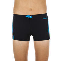 Maillot De Bain Natation Garçon - Boxer 100 Plus - Noir