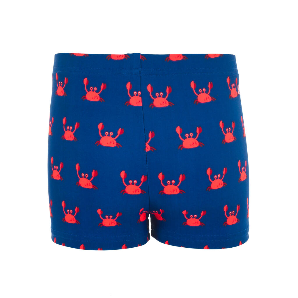 Badehose Boxer Baby/Kinder - Wal dunkelblau 