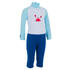 Kids Swimming Long Sleeve UV Protection Suit Blue Print