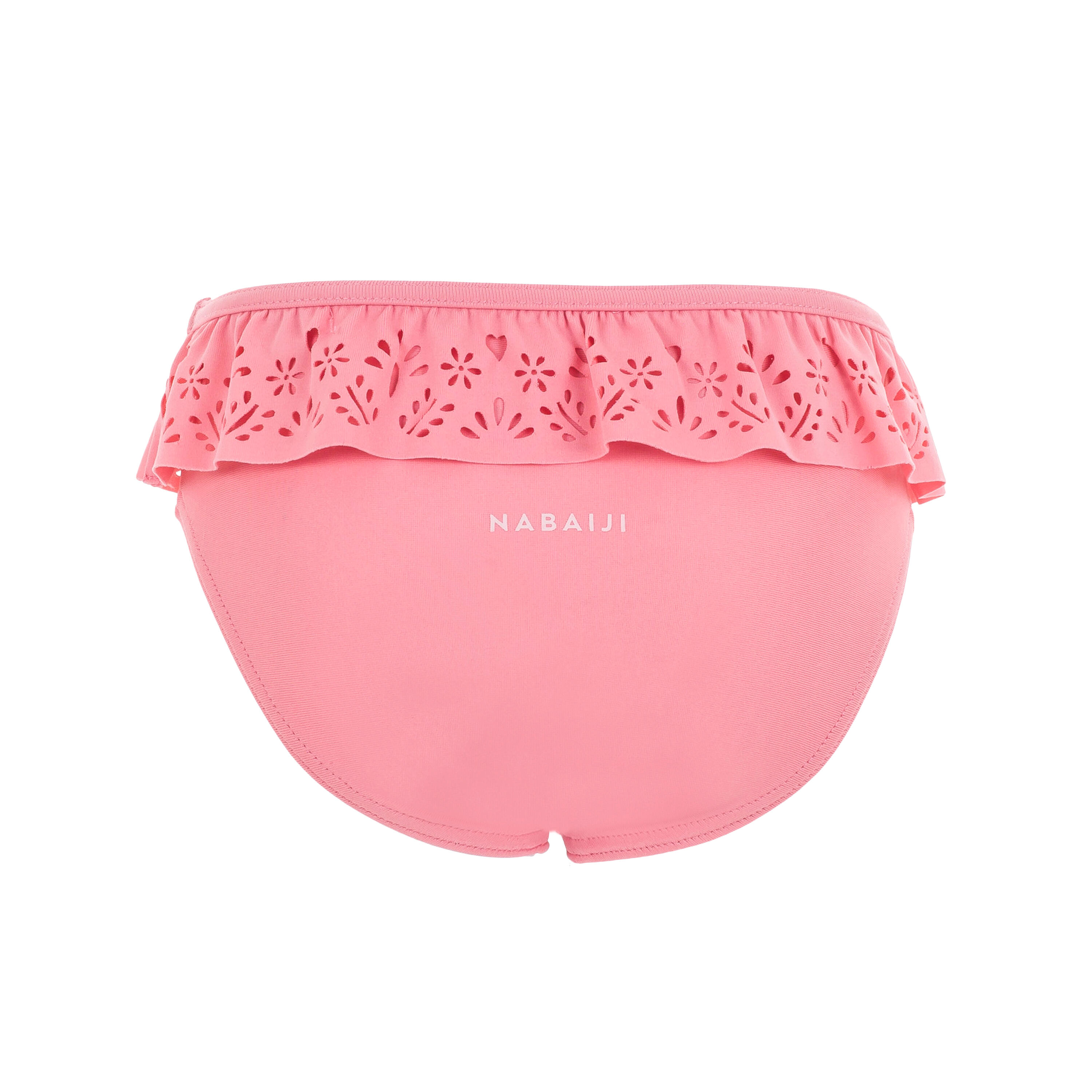 Baby Swimsuit Bottoms - Coral 3/4