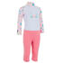 Kids Swimming Long Sleeve UV Protection Suit Pink Print