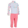 Schwimmanzug langarm Baby/Kinder UV-Schutz- rosa Print