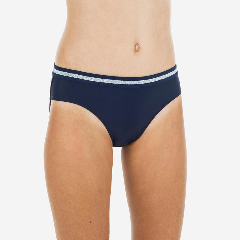 Bikinibroekje voor zwemmen meisjes Vega marineblauw