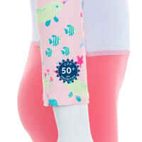 Baby / Kids' Swimming Long Sleeve UV-Protection Suit - Pink Print