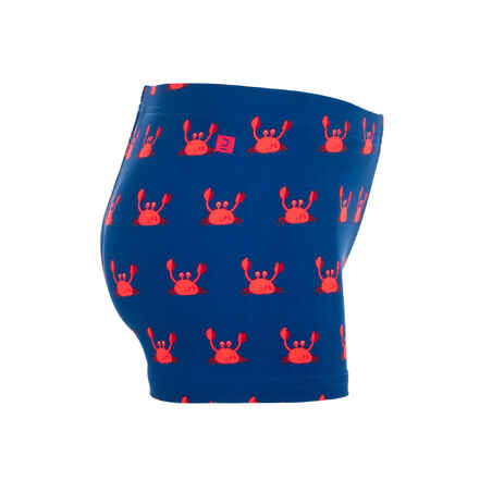 Baby / Kids' Swim Shorts - Blue Crab Print