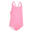 Maillot de bain 1 pièce bébé fille rose imprimé Rayures