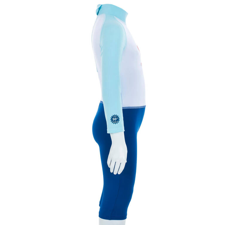 Slinx] Blue UV Protection Thermal Swimsuit