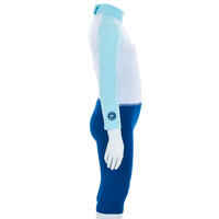 UV-Schwimmanzug Babys/Kleinkinder UV-Schutz 50+ blau/weiß/bedruckt