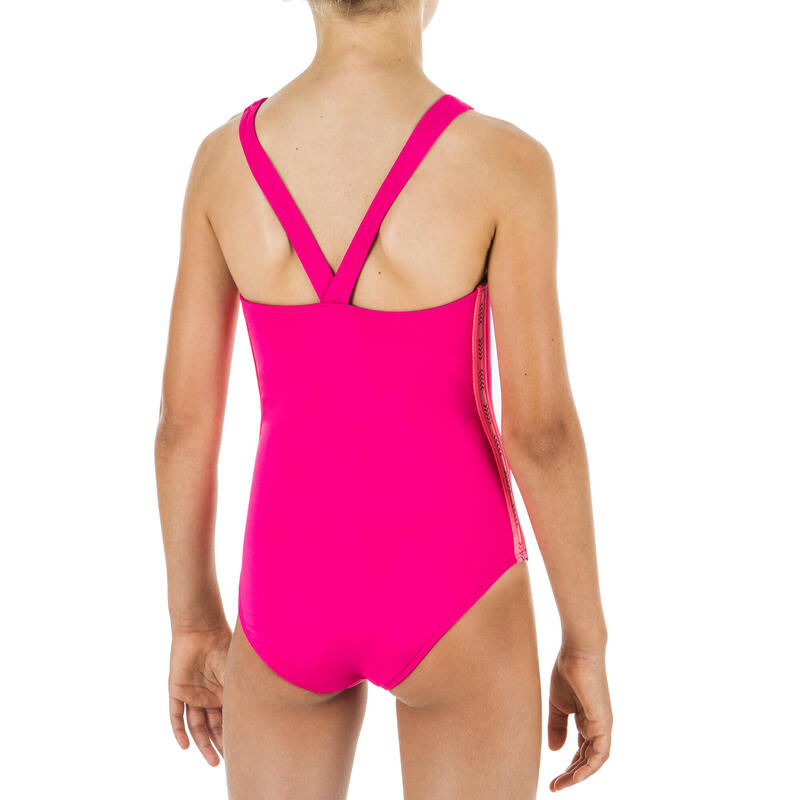 Dívčí plavky jednodílné Vega růžové