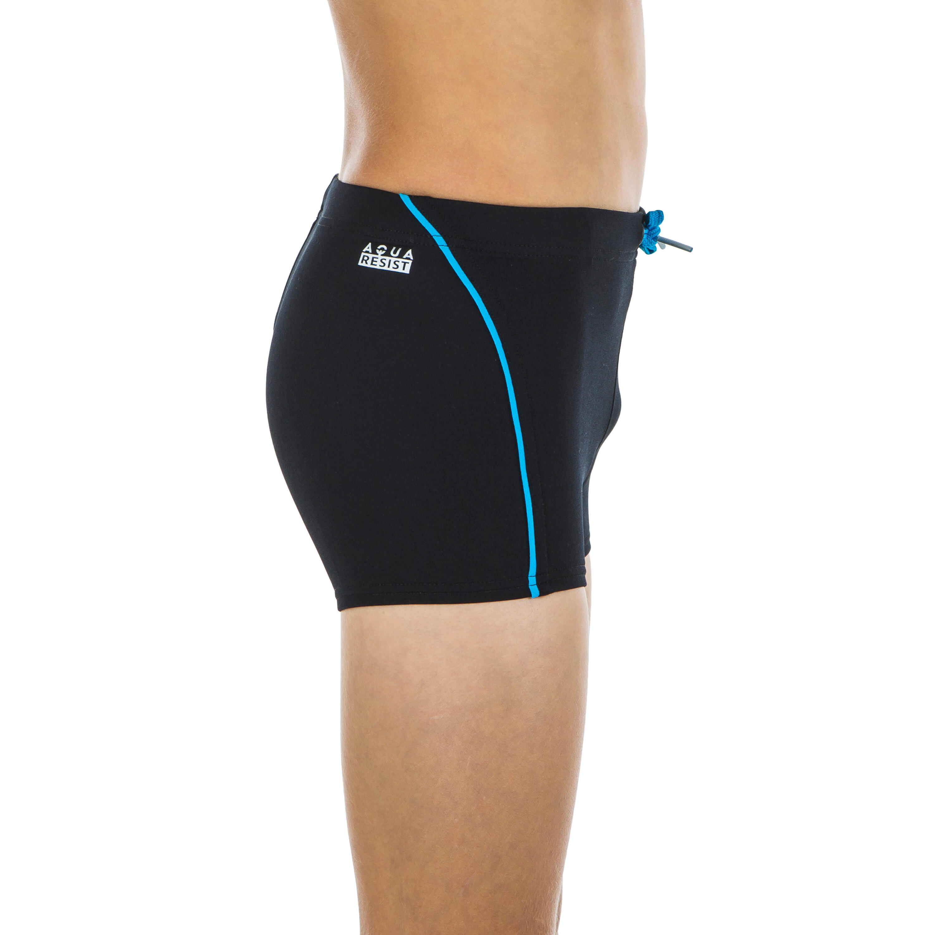 Boy Swimming Jammer with Inner Mesh Lining 100 Plus Secure & Stretchable Black