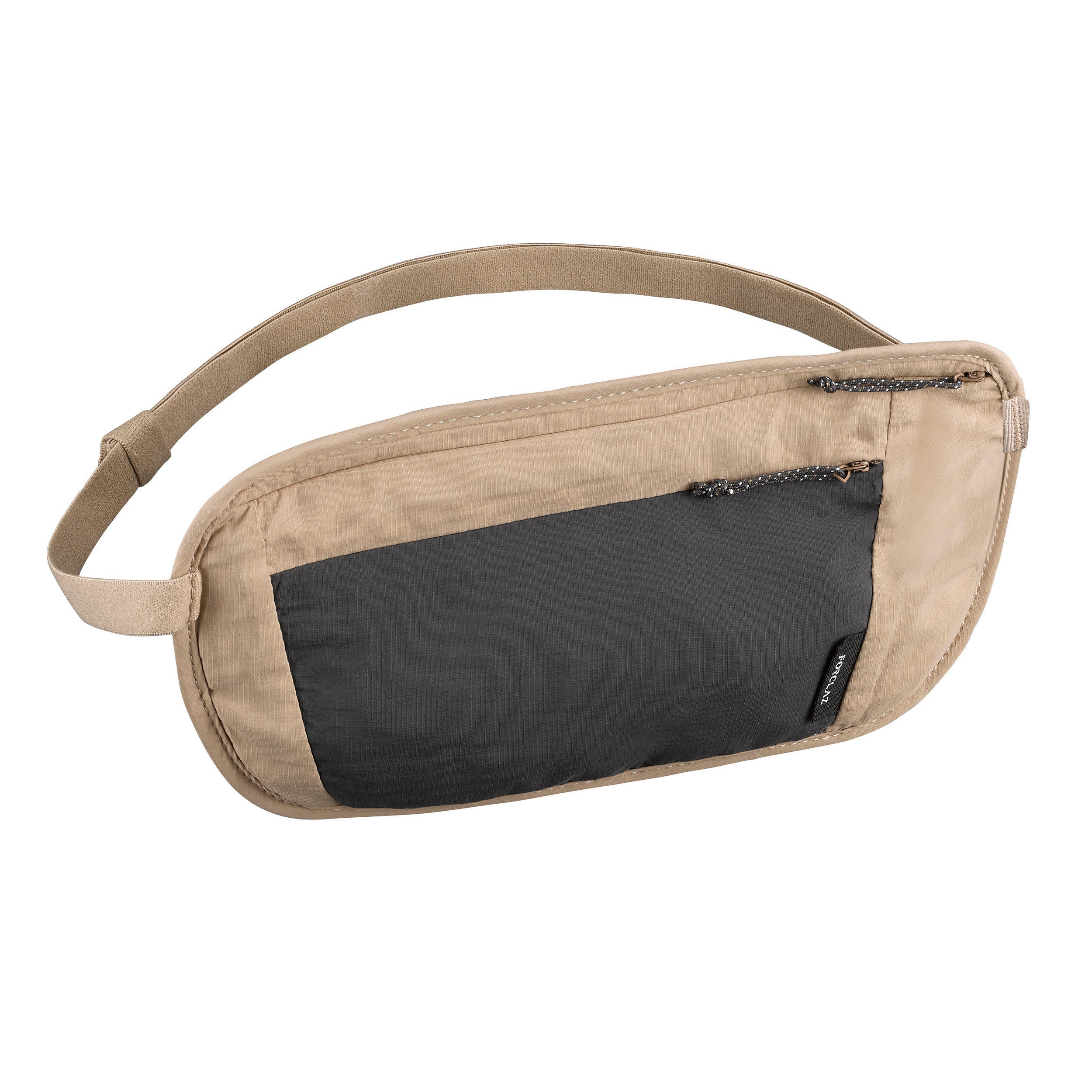 Sac banane discret de trekking voyage TRAVEL RFID beige