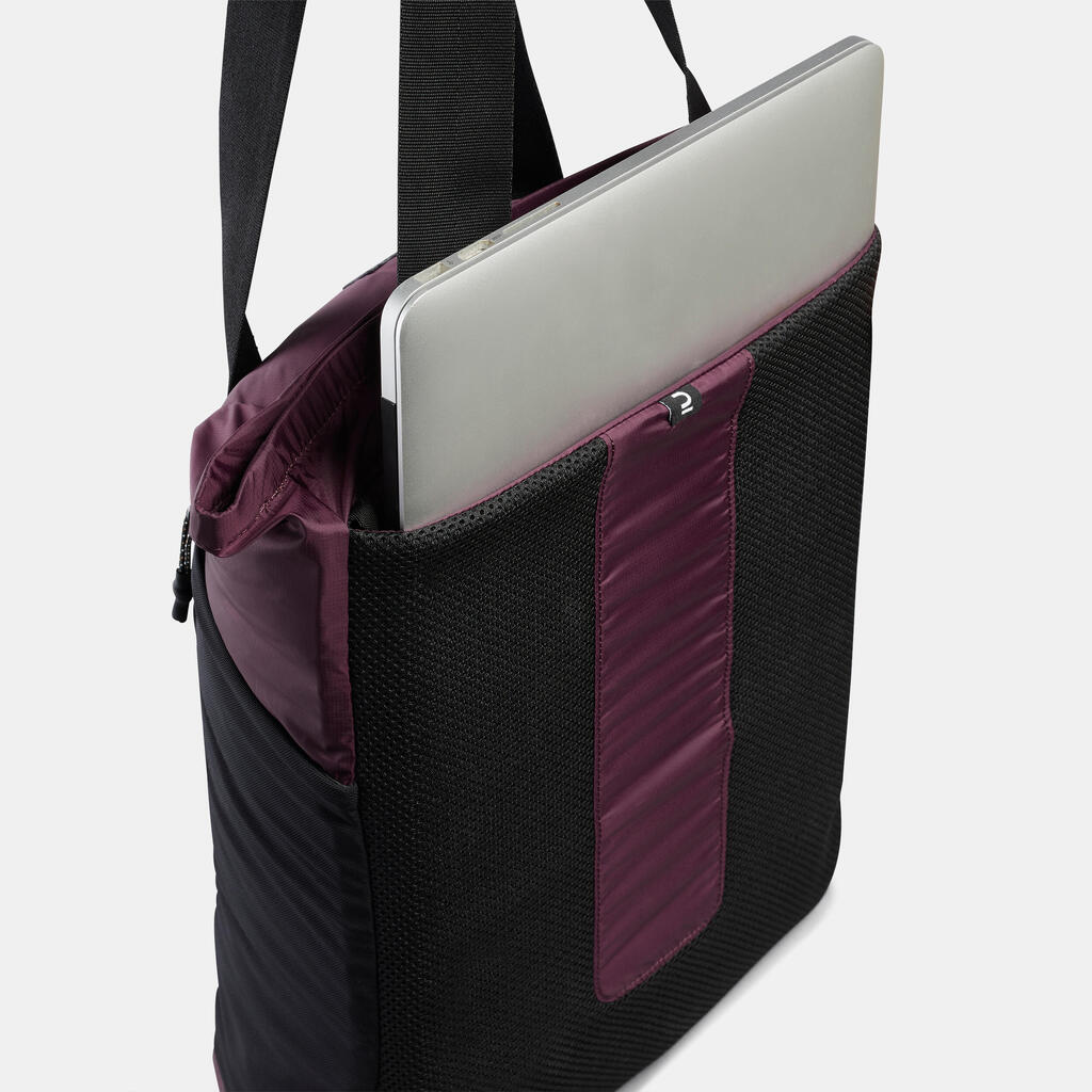 PUTNA TORBA TRAVEL OD 15 l KOMPAKTNA 2-U-1 - CRNA