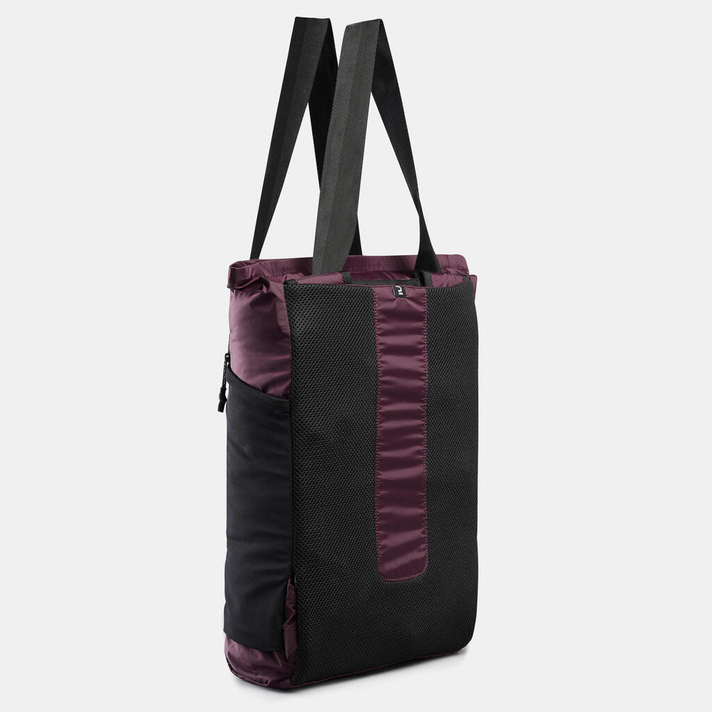 PUTNA TORBA TRAVEL OD 15 l KOMPAKTNA 2-U-1 - CRNA