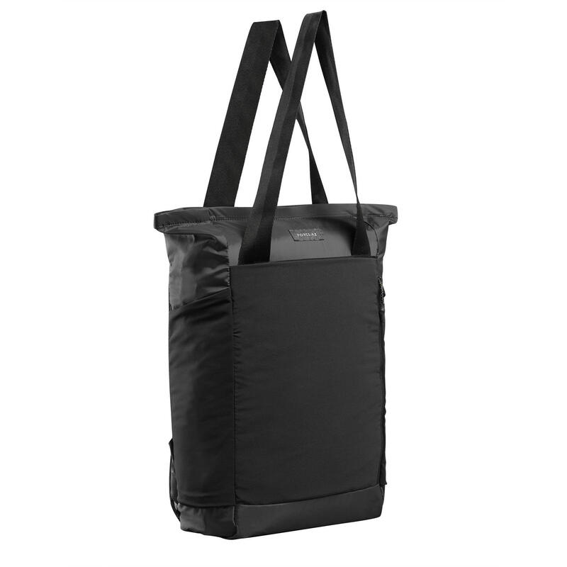 Compact 2in1 tote bag - TRAVEL 15L - black