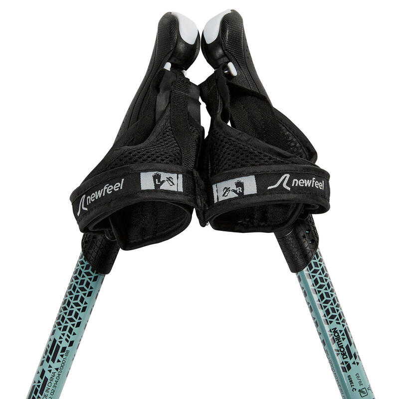 Bastoncini nordic walking NW P 120 alluminio nero-verde