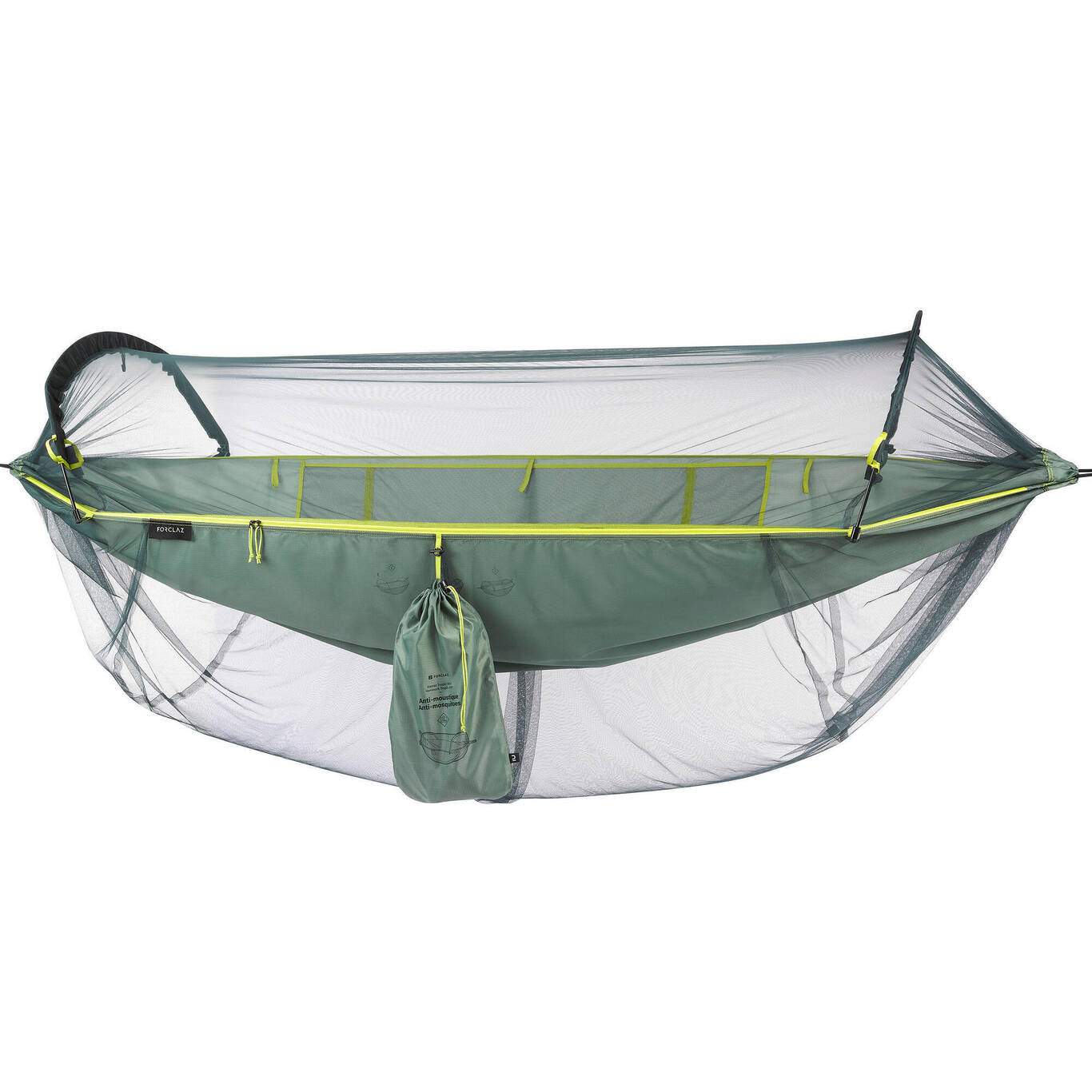 1-person Anti-mosquito Travel Hammock - Tropic 900 - green