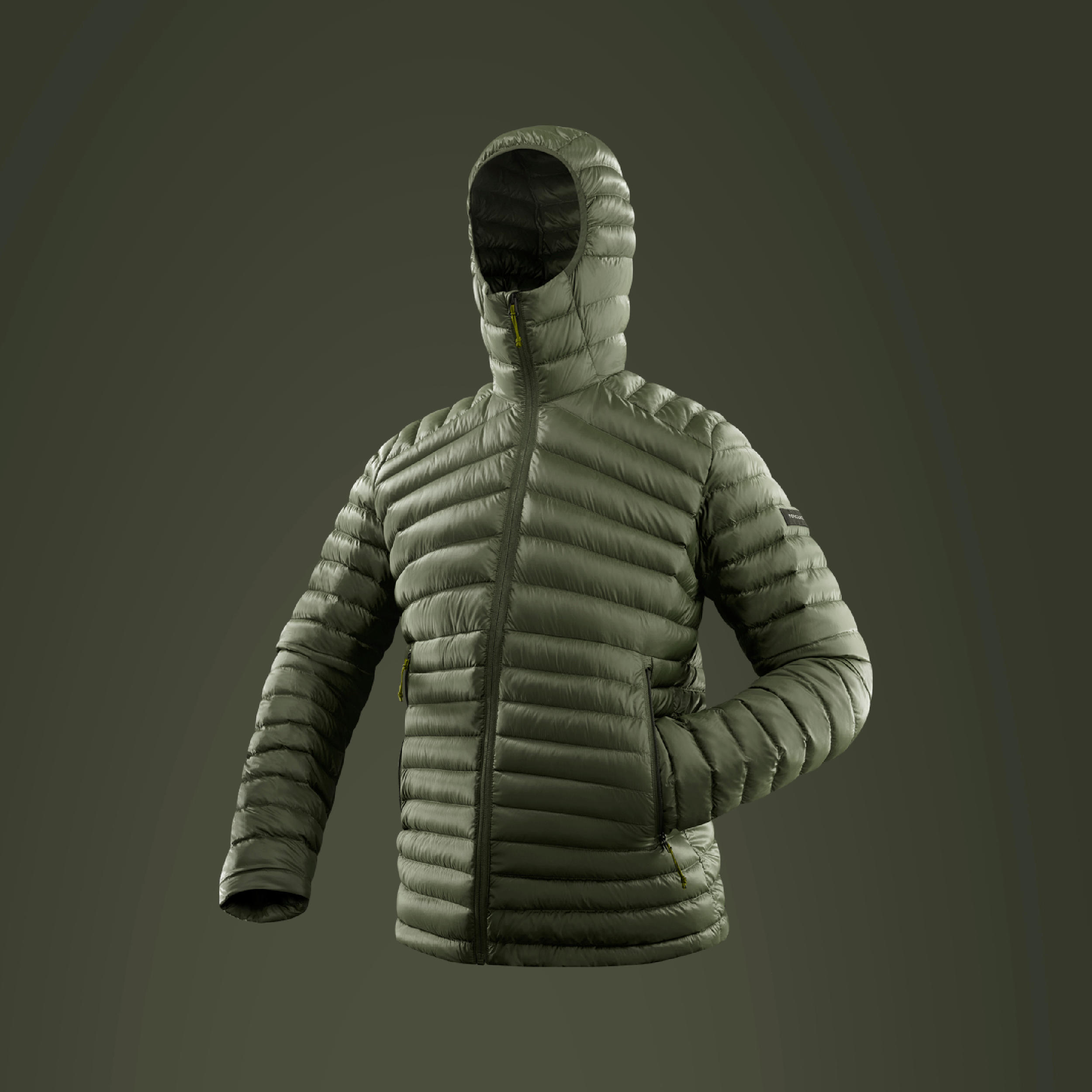 down feather jacket decathlon