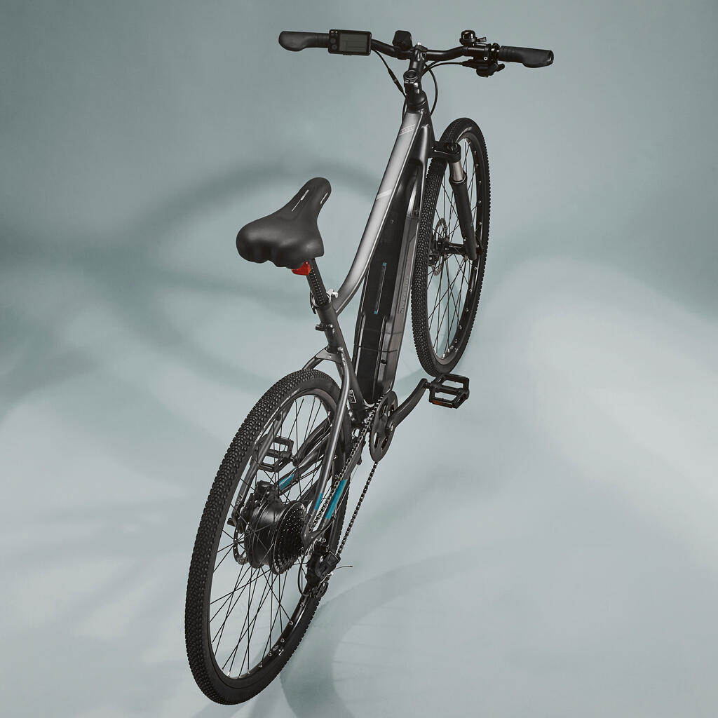 Sivo električno hibridno kolo RIVERSIDE 500