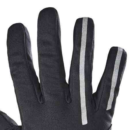 Guantes ciclismo invierno Triban Roadc 500 negro