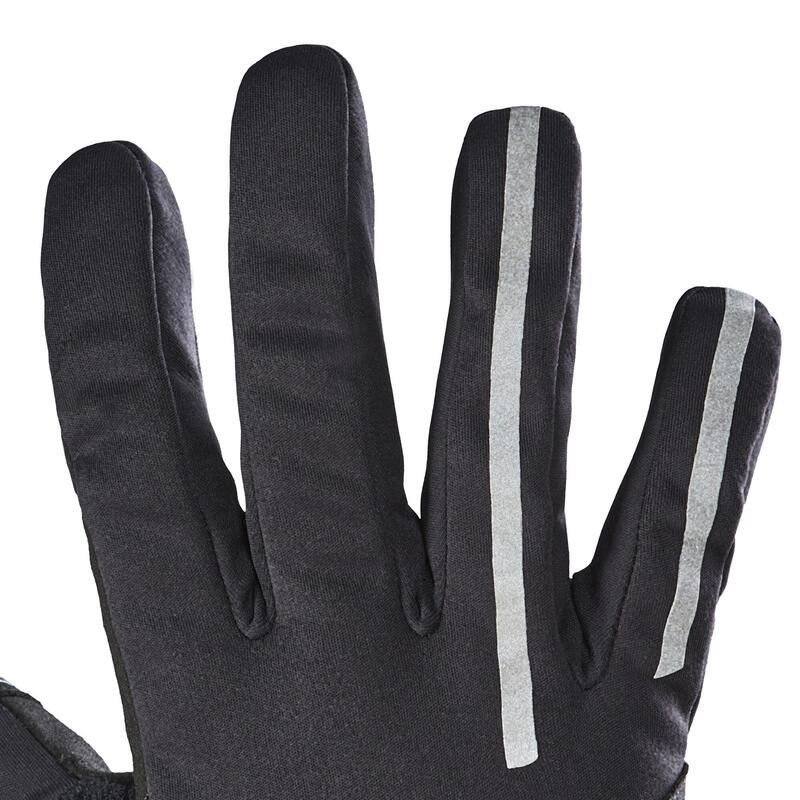 Winter-Fahrradhandschuhe 500 schwarz