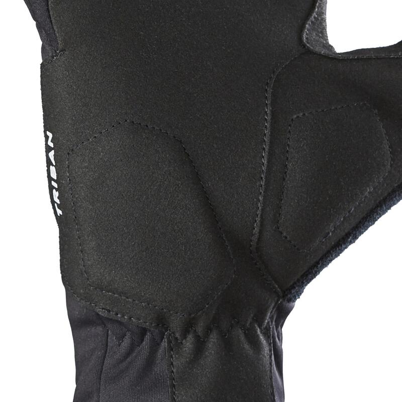 Smartphone-compatible thermal cycling gloves, black