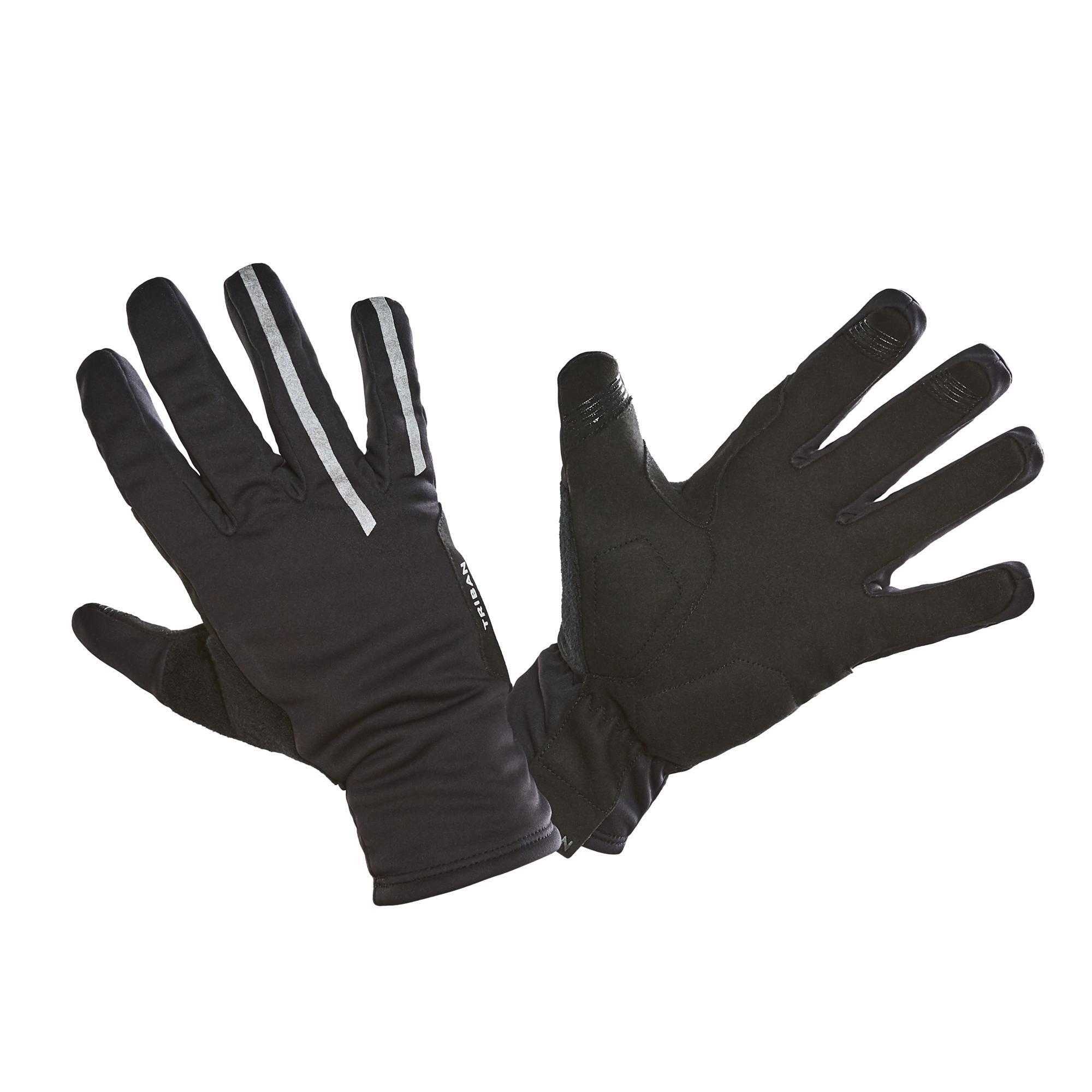 Smartphone-compatible thermal cycling gloves, black 2/5