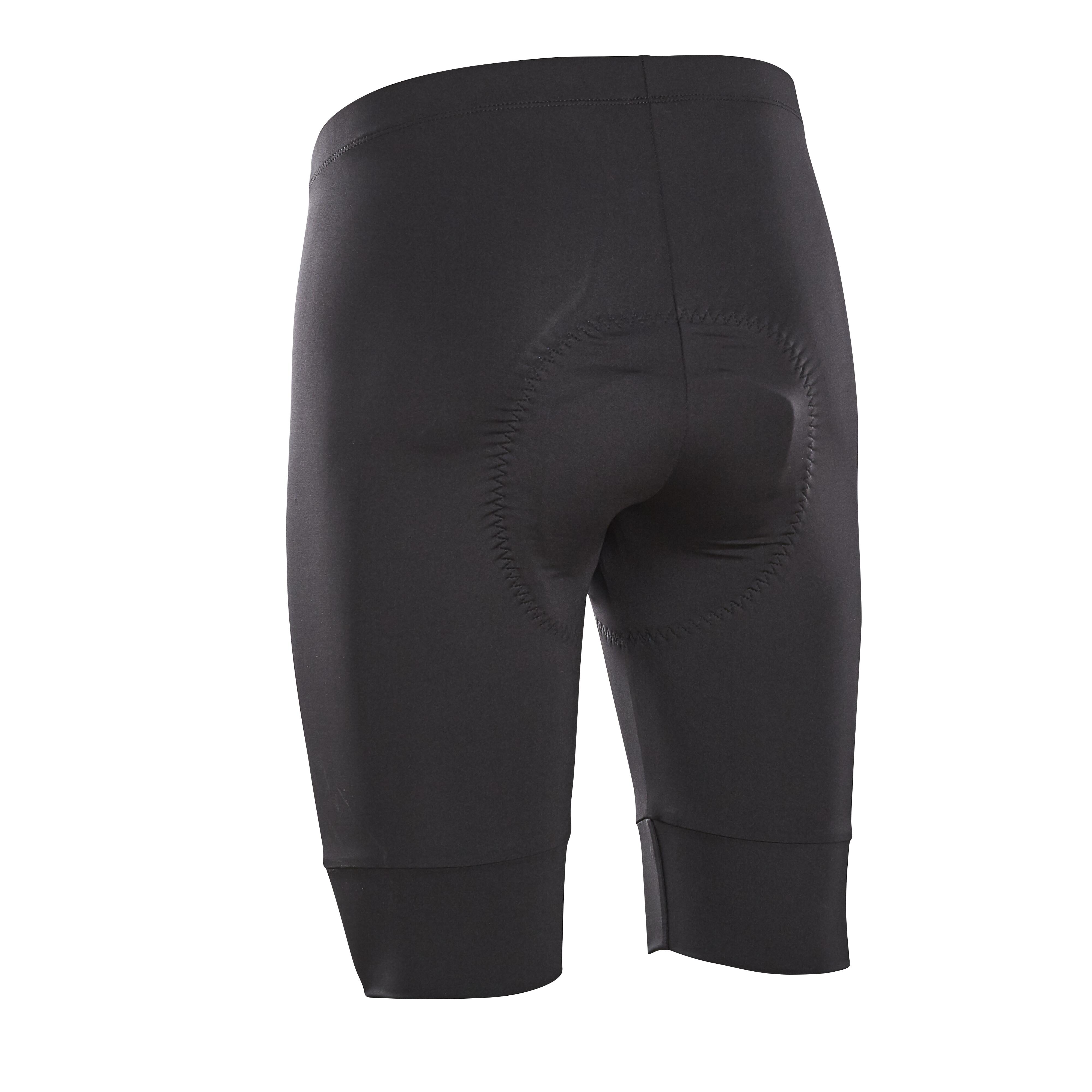 Men's Biking Shorts - Essential Black - TRIBAN