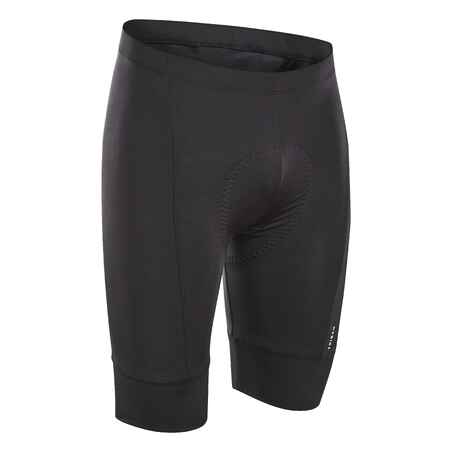 Culotte ciclismo carretera corto sin tirantes hombre Essential negro