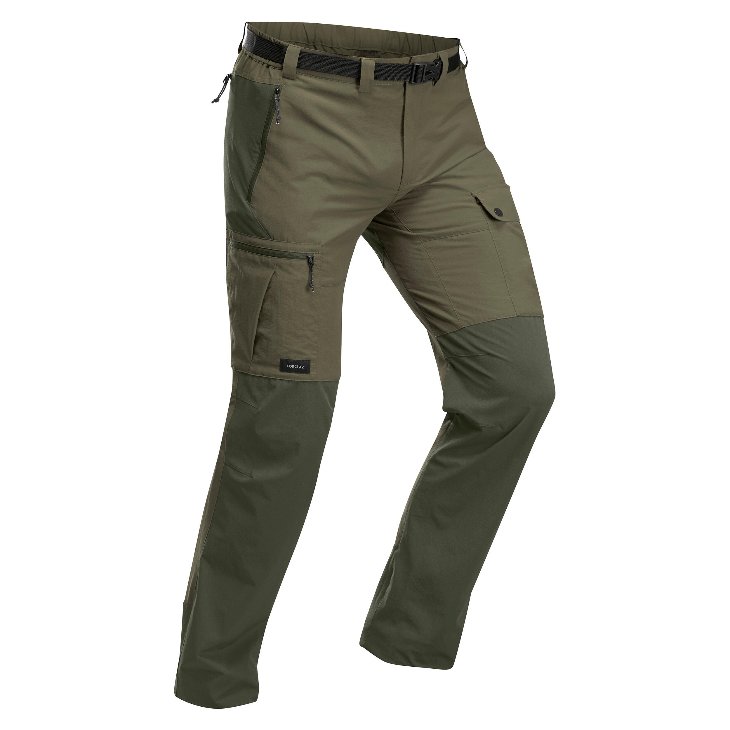 Pantalon Rezistent Trekking La Munte Mt500 Kaki Barbati