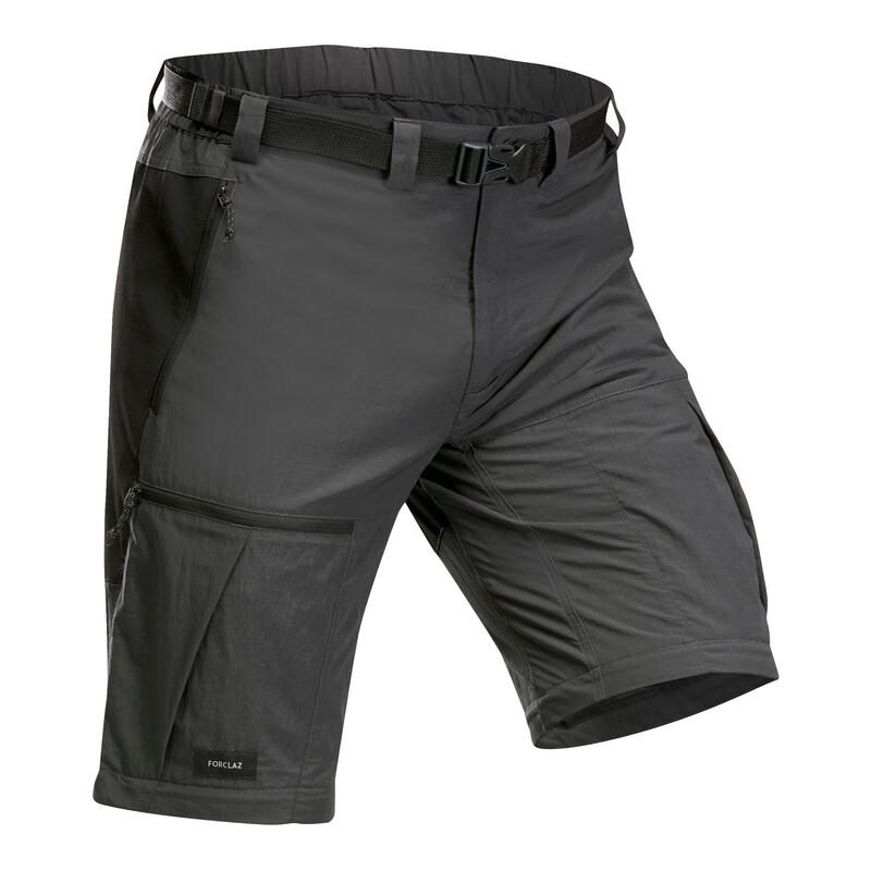 Pantalon modulable 2 en 1 et résistant de trek montagne - MT500 Homme