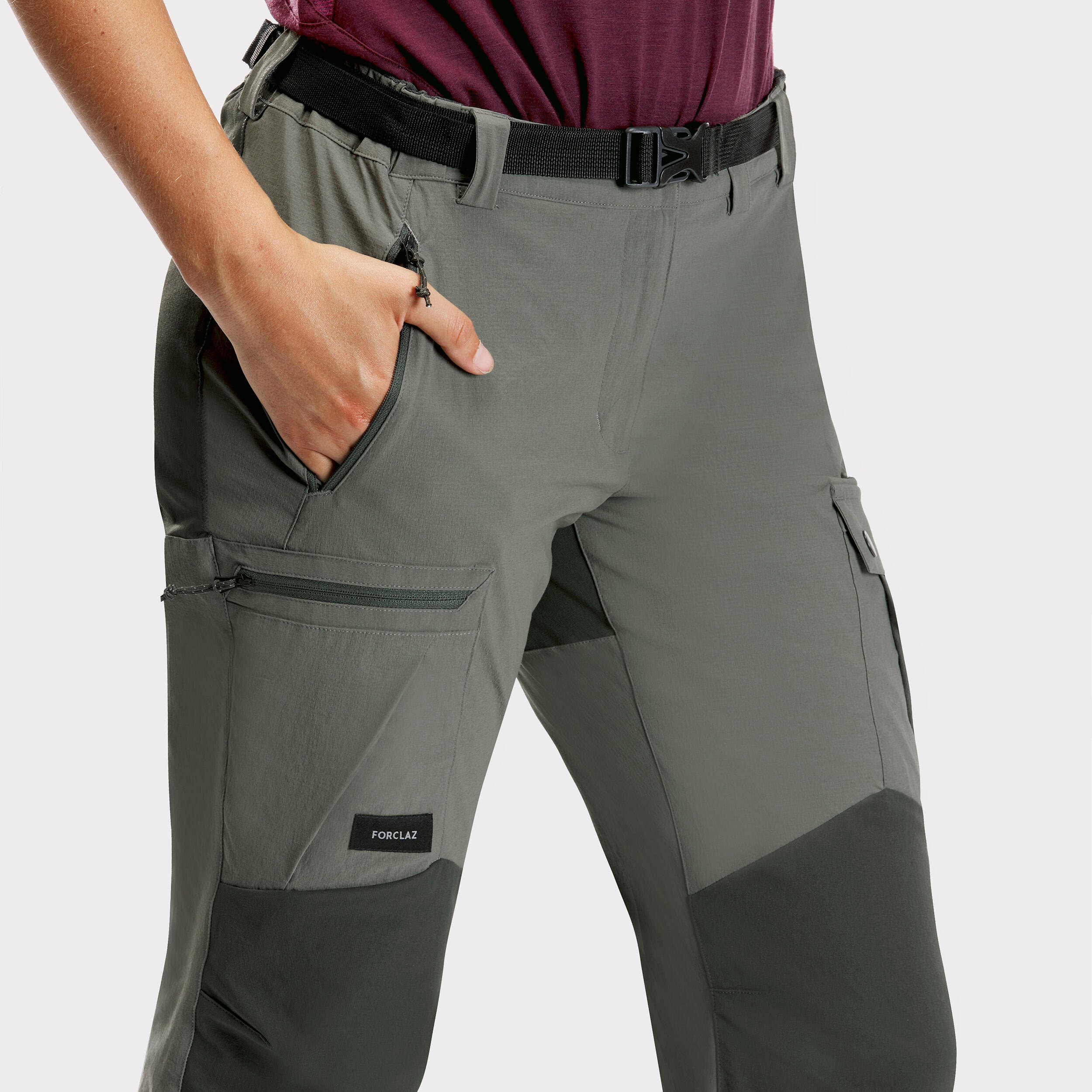 DECATHLON FORCLAZ Mens Mountain Trekking Durable 2in1 ZipOff Trousers  MT100  Unboxing  Review  YouTube