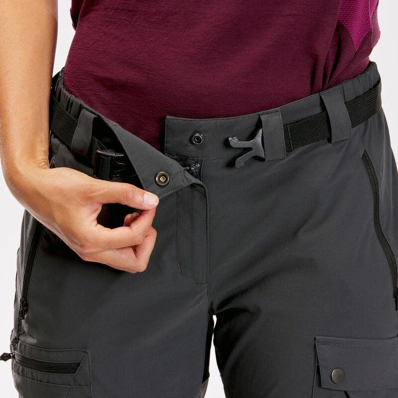Buy Women's Dark Grey Mountain Trekking Resistant Trousers Online