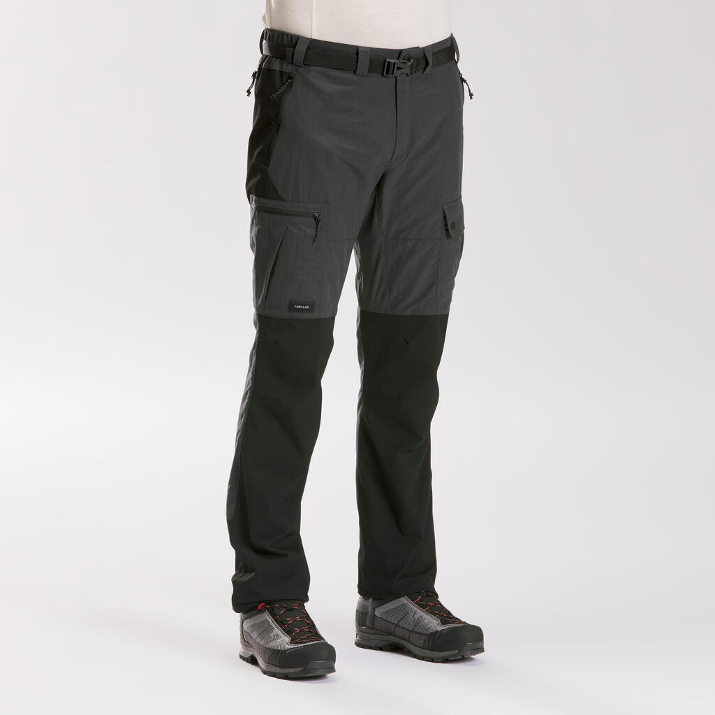 Braon muške pantalone za treking MT500